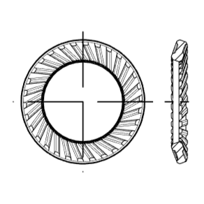SAFETY WASHER SPRING S8- St